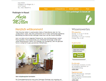Tablet Screenshot of podologie-in-kassel.de